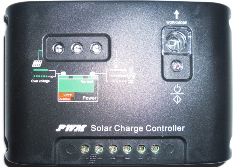 Контроллер заряда аккумуляторной батареи от солнечной панели на 10 Ампер