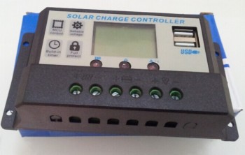 Контроллер заряда 10 Ампер с LCD дисплеем.